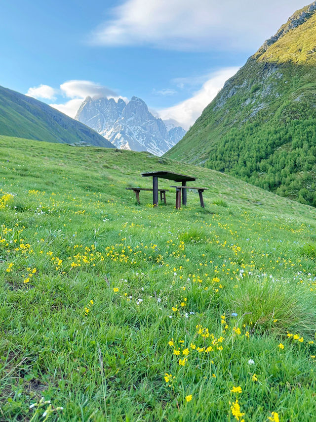 Mountain house in juta 🏔️ 🇬🇪ที่พักจอร์เจีย
