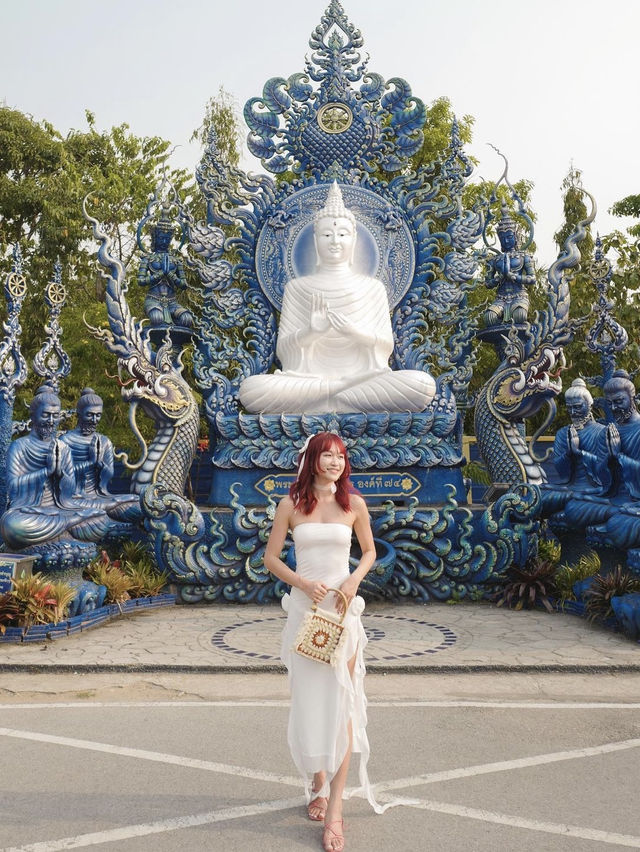 清萊🇹🇭全球唯一藍色廟宇💙