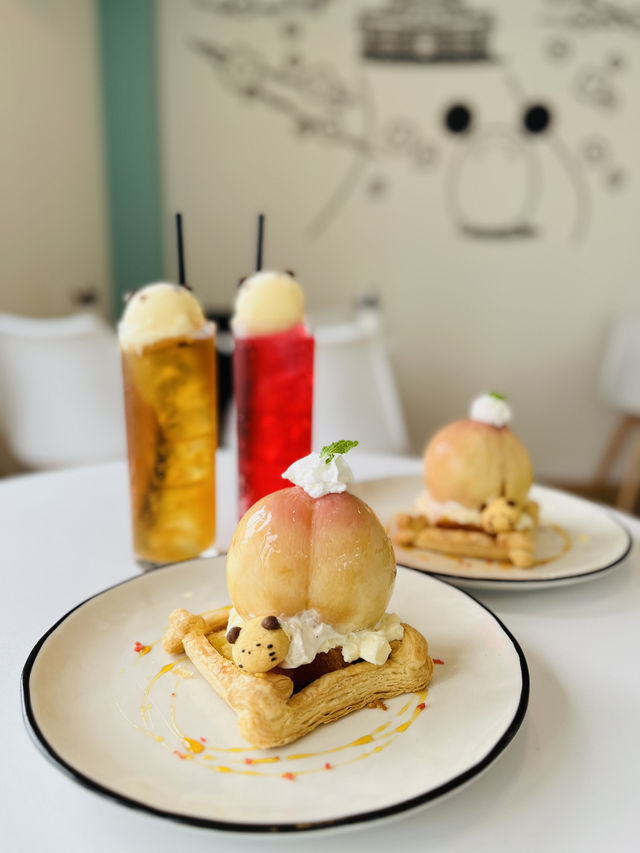【福岡カフェ】あちこちにいるちゅー太が可愛いカフェ✨️