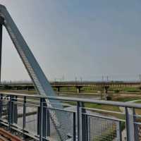 屏東河濱公園 舊鐵橋 運動放風的好地方