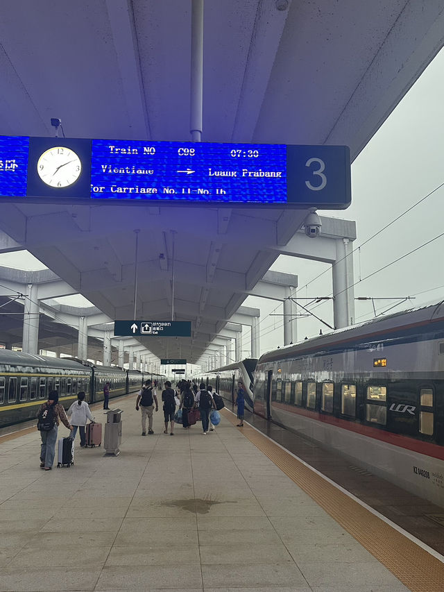 Taking the High Speed Rail (Lao China Railway) from Vientiane to Luang Prabang