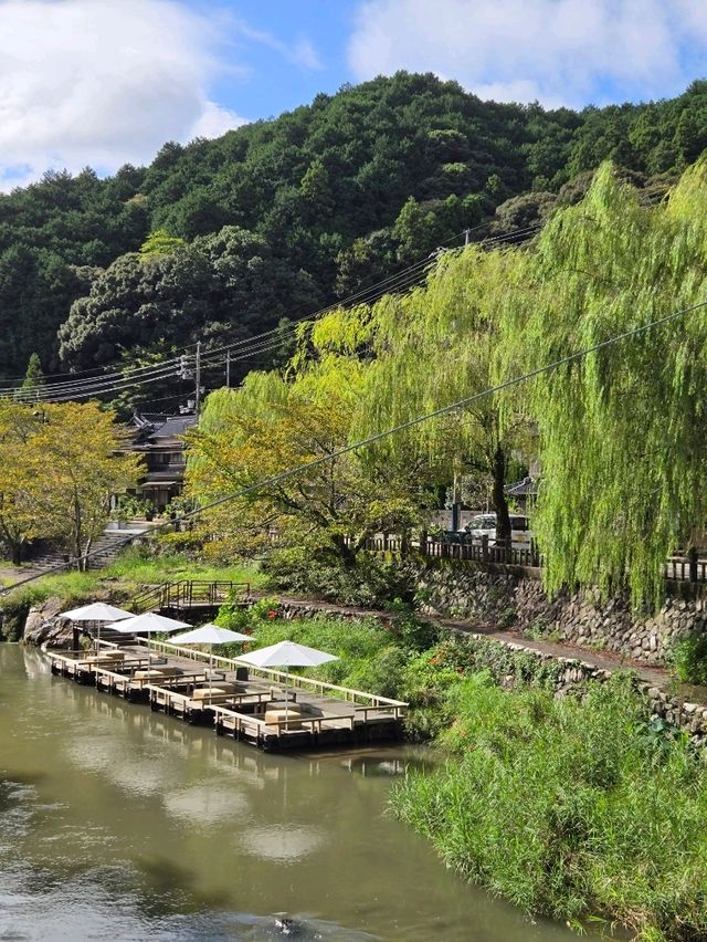 【界 長門】川床テラスでひとやすみ