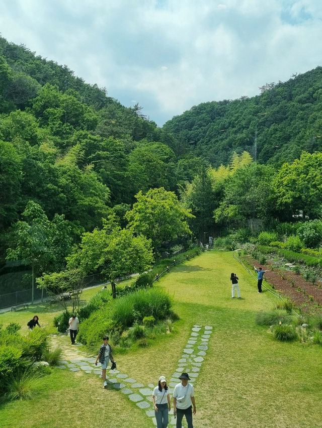 숲속의 부산 기장대형카페 추천 아틀리에 은유재