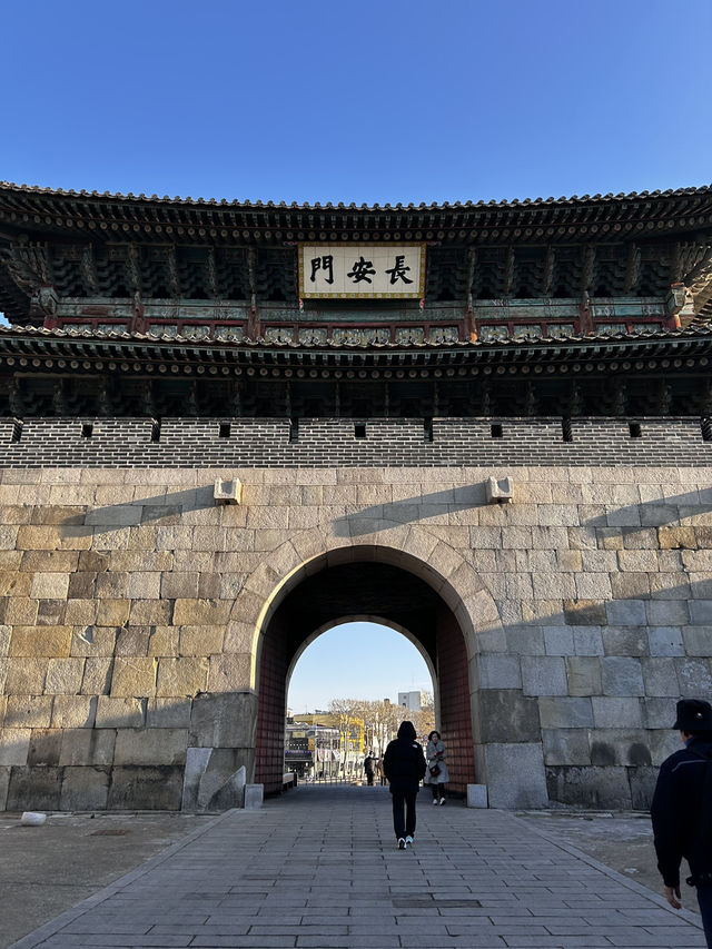 조선 정조의 효심이 담긴 화려한 2층 누각과 웅장한 구조 수원화성 장안문🇰🇷