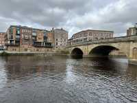 Strolling along the river in York