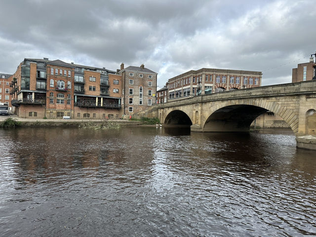 Strolling along the river in York