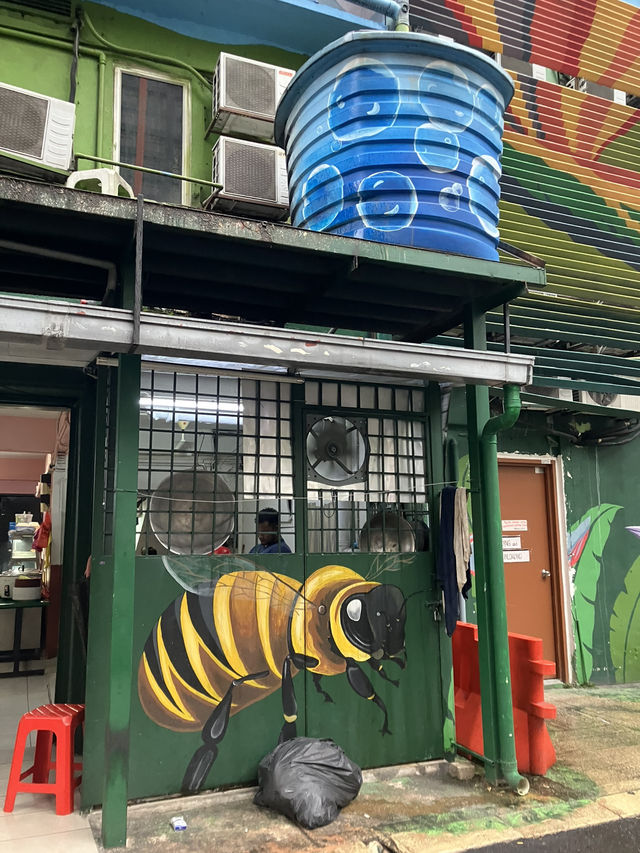 馬來西亞🇲🇾亞羅街後巷 壁畫充滿驚喜