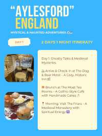 Aylesford 2 days itinerary 