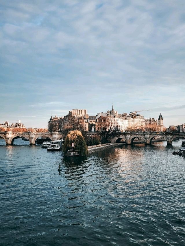 Pink Hour Love: The Seine at Sunset 😍