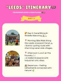 Leeds itinerary 🇬🇧