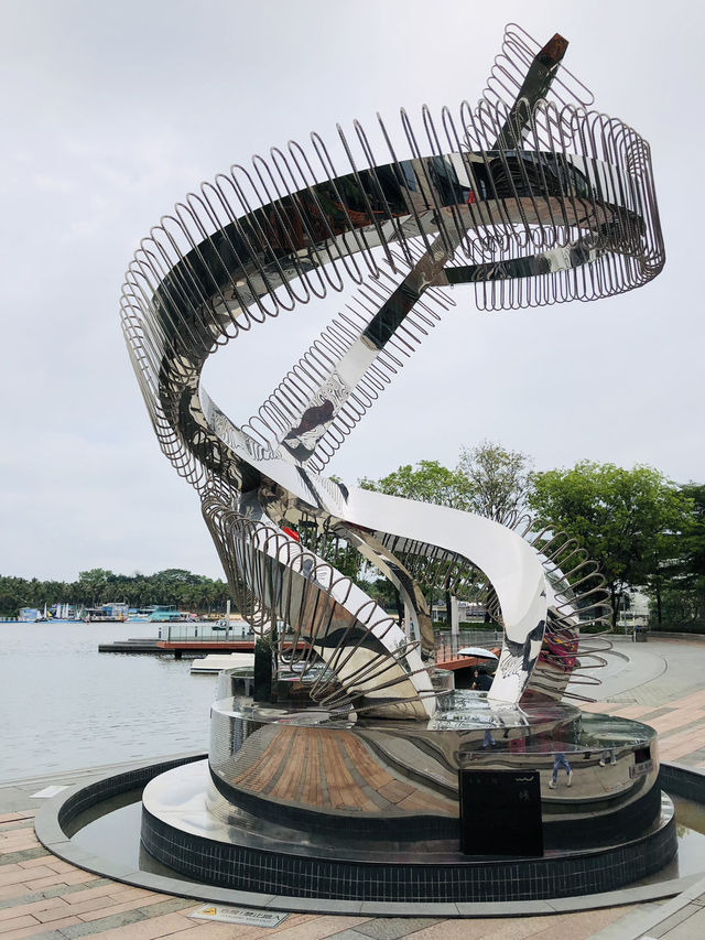 室外室內的一個很寫意的公園🥳
