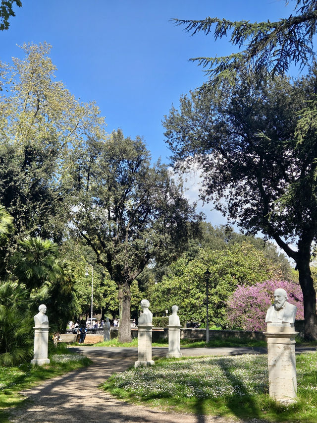 로마 도심 속 여유, 핀초 언덕 산책길☀️