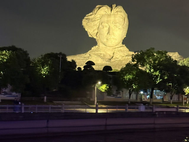 Night cruise on Xiang River, Changsha, Hunan