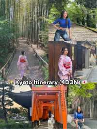 ✨Kyoto Itinerary (4D3N)🇯🇵