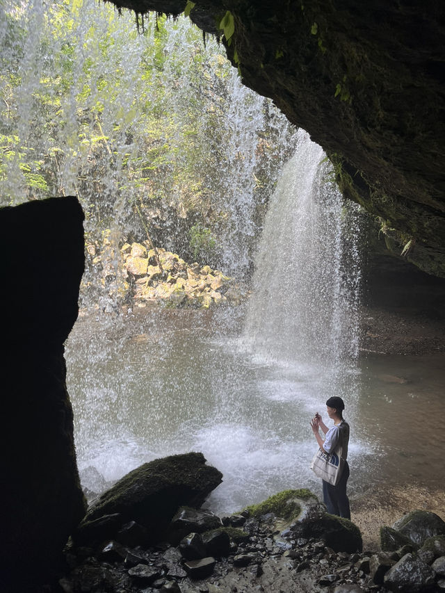 【神秘のパワースポット】裏側から見る神秘の滝体験🏞️💧✨