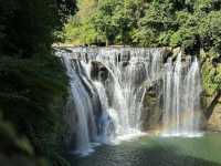 A day trip to Shifen for its curtain-like waterfalls