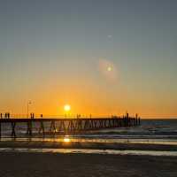 Adelaide Beach Sunset | The Moseley Beach Club 🌅🍹✨
