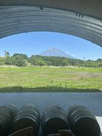 富士山の麓のワイナリー