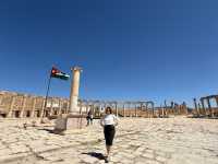 約旦-傑拉什考古遺址Jerash，請注意攤販拍照索取小費