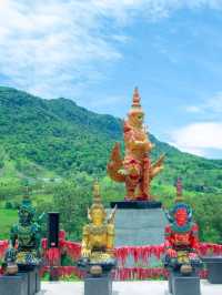 องค์ท้าวเวสสุวรรณลอยฟ้า’ ที่วัดป่าคาสามัคคี