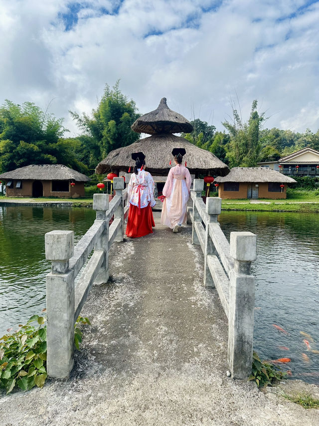 "Chillin’ in Santichon 🏯✨ A Little Slice of China in Pai!”