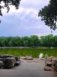 Fresh Park under Summer Heat