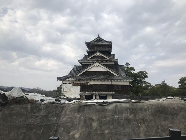 日本三名城-熊本城（地震重建中）