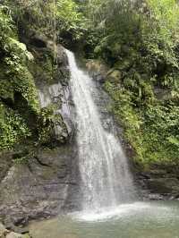 Beautiful waterfall in Ubud