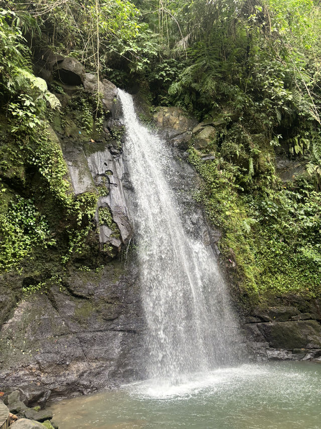 Beautiful waterfall in Ubud