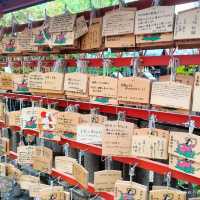 ขอพรความรักที่ Tamutsukuri Inari-jinja Shrine