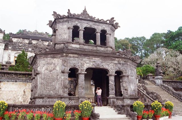 The Royal Mausoleum of Khai Dinh in Sparkling Gold