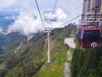 Scenic Cloud Views on the Awana SkyWay Cable Car