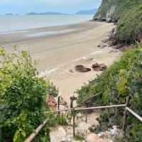 หาดลับปราณบุรี หาดคุ้งทราย