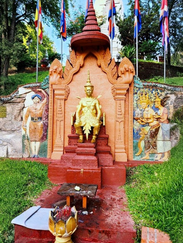 Experience the Serene Beauty of Wat Phnom's Hilltop Temple