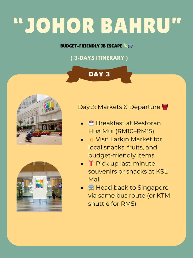 🇲🇾 Johor Bahru Itinerary: Budget-Friendly JB Escape 💸🚌