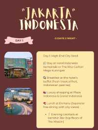 🇮🇩 Jakarta Itinerary 6: Luxury & Lifestyle 💎🍷