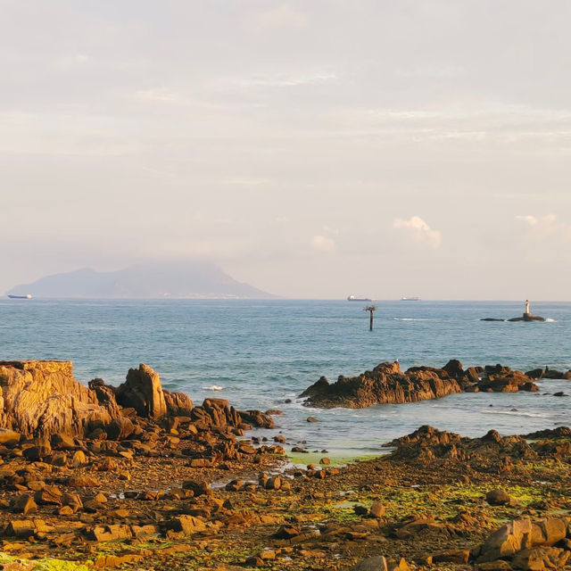 琅歧沙灘~美麗沙灘的日落美景 🌅🏖️