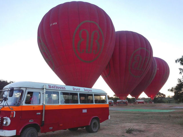 Balloons over Bagan