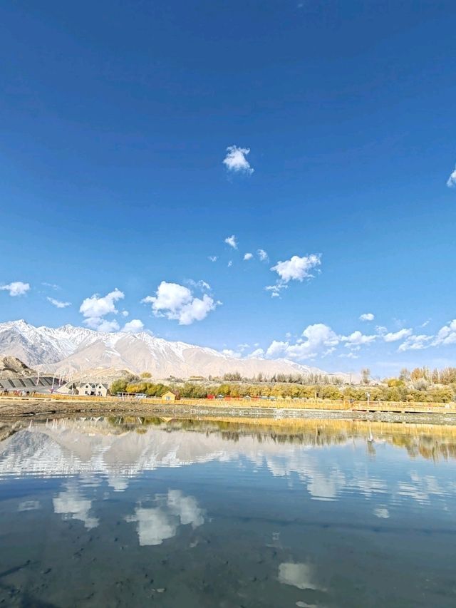 Reflections of Snow Mountains on the Golden Grassland: A Mirror Painting of the Pamir