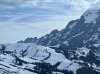 4월에도 눈으로 가득했던 스위스 피르스트