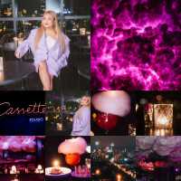  “Cassette music bar” รูฟท็อปบาร์วิวเมืองยามค่ำคืน
