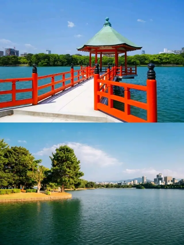 Ohori Park, the most peaceful park in Fukuoka.