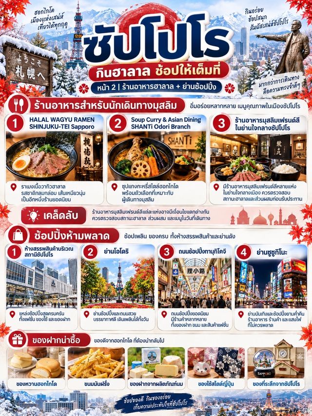 🇯🇵❄️ เที่ยวซัปโปโรด้วยรถไฟใต้ดิน วางแผนง่ายใน 1 วัน! 🚇✨