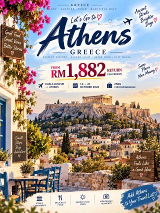 Athens for RM1,882 🇬🇷✈️ | 10D9N Greece Travel Guide