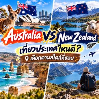 🔥 🇦🇺 Australia vs 🇳🇿 New Zealand เที่ยวประเทศไหนดี? — เลือกตามสไตล์ที่ชอบ