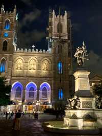 Basilica of Montreal 🇨🇦 at night 