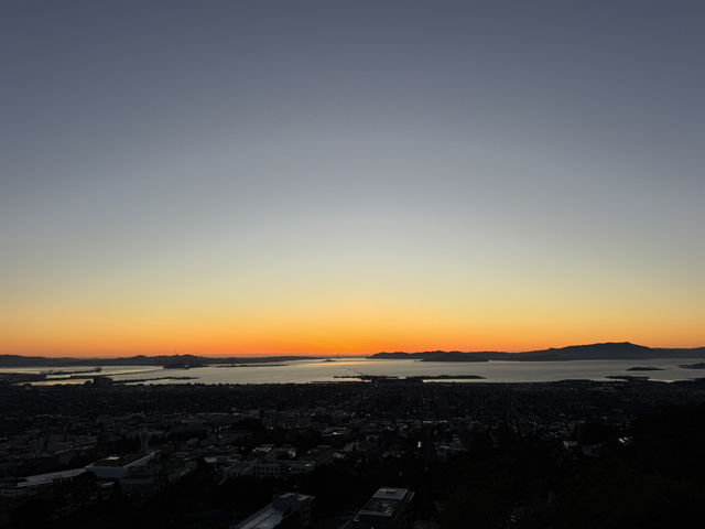 2025舊金山柏克萊大學最佳欣賞夕陽景點：Grizzly Peak Vista Point