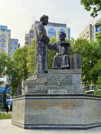 Spring Serenity at Alisher Navoi Park, Dushanbe