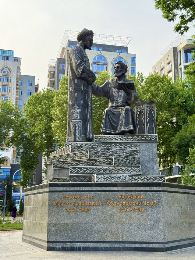 Spring Serenity at Alisher Navoi Park, Dushanbe