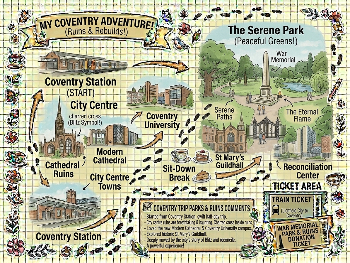 📌 Coventry Blitz: A Half-Day Journey Through Peace & Ruin